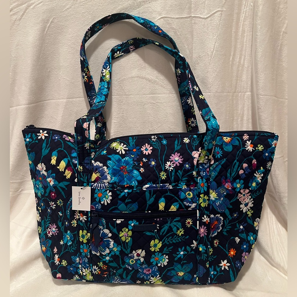 Vera Bradley Signature Miller Duffel Bag in Moonlight Garden